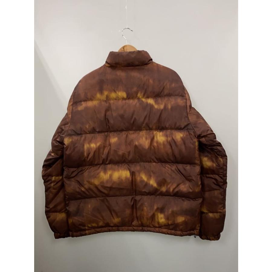 STUSSY◇Aurora Puffer Jacket/ダウンジャケット/L/ポリエステル/BRW