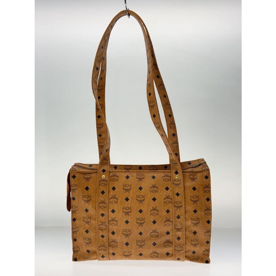 MCM◇トートバッグ/レザー/CML/総柄 : セカンドストリートYahoo!店 