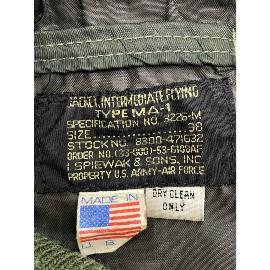 SPIEWAK◇フライトジャケット/38/--/GRN/MA-1 USA製 : セカンド