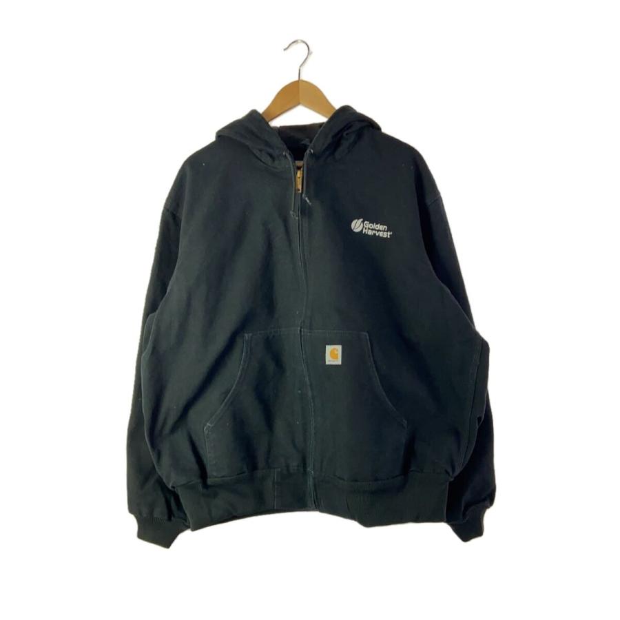 Carhartt◇アクティブジャケット/XL/コットン/BLK/USA製 Carhartt◇アクティブジャケット/XL/コットン/BLK/USA製
