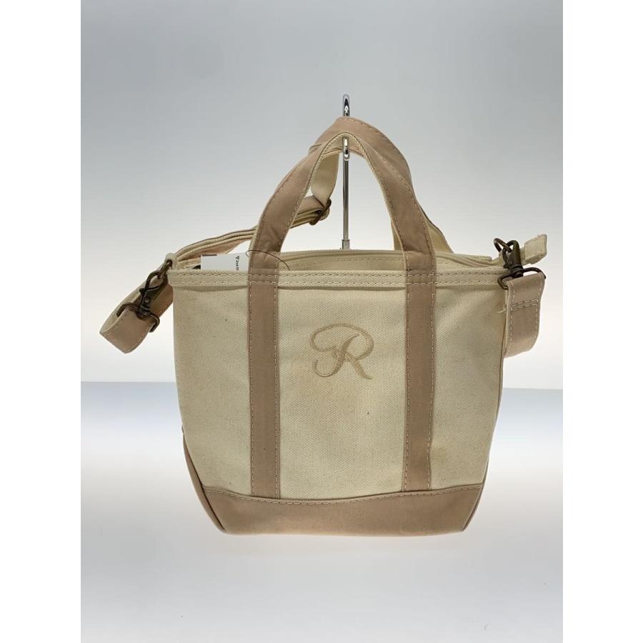 L.L.Bean◇Shoulder Strap Tote Small/トートバッグ/キャンバス/WHT