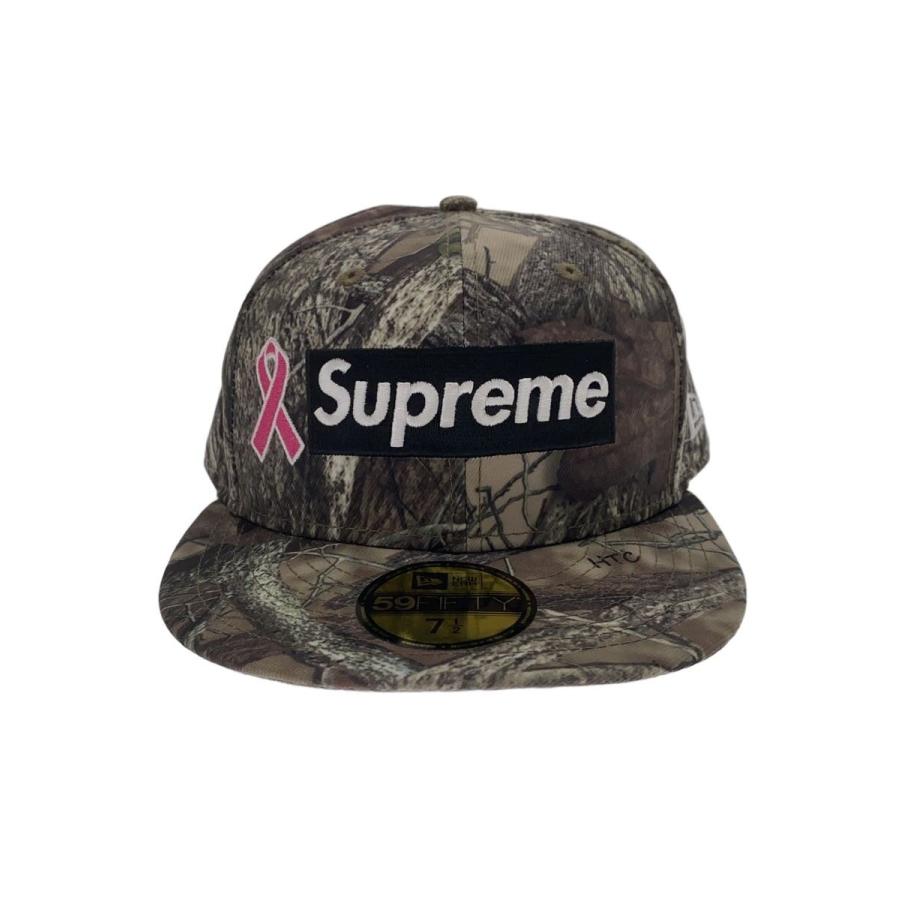 Supremeキャップ Supreme◇Box Logo New Eraキャップ/7 1/2/ポリエステル/GRN/総柄