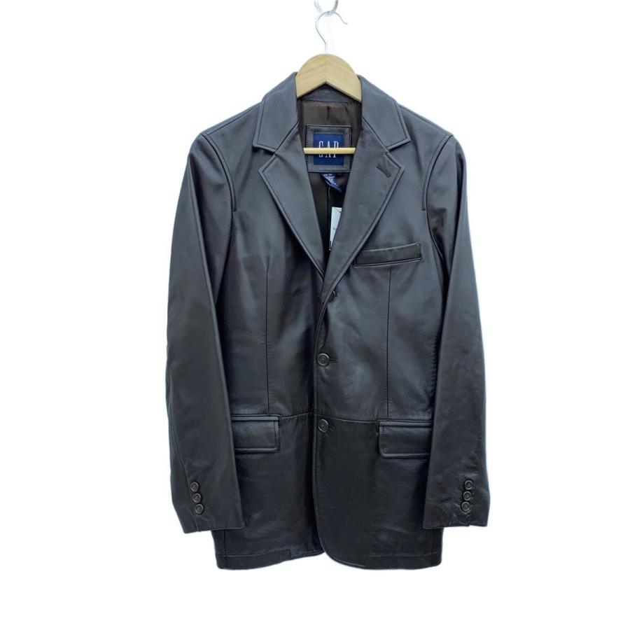 00S USA OLD GAP レザー カーコートジャケット ベージュ GAP◇00s/OLD 