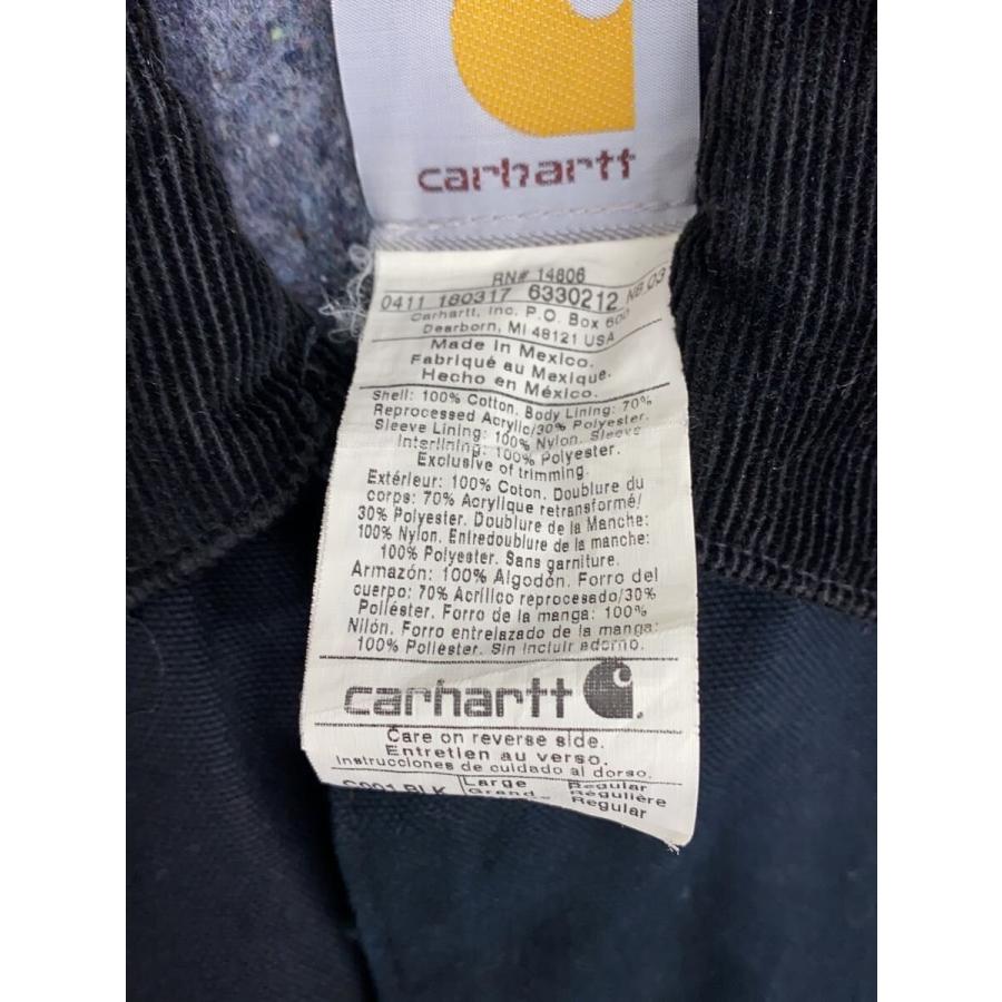 Carhartt◇ミシガンチョアコート/カバーオール/L/コットン/BLK