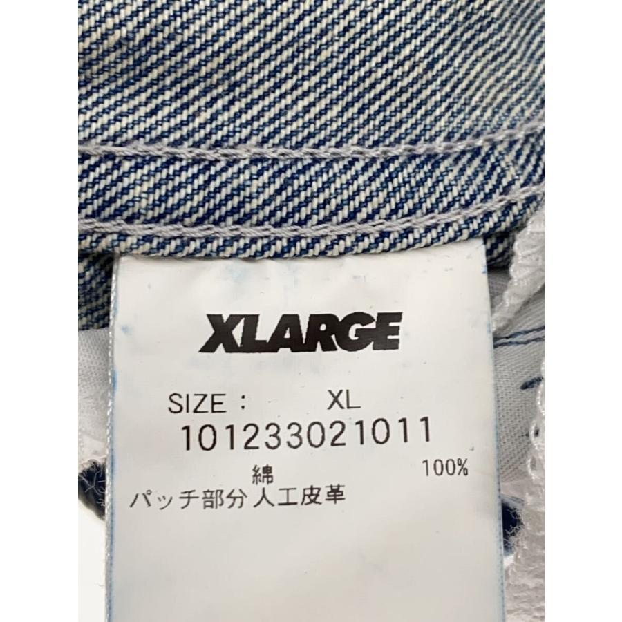 XLARGE(X-LARGE)◇23AW/×SKOLOCT/DENIM JACKET/Gジャン/XL/デニム/IDG
