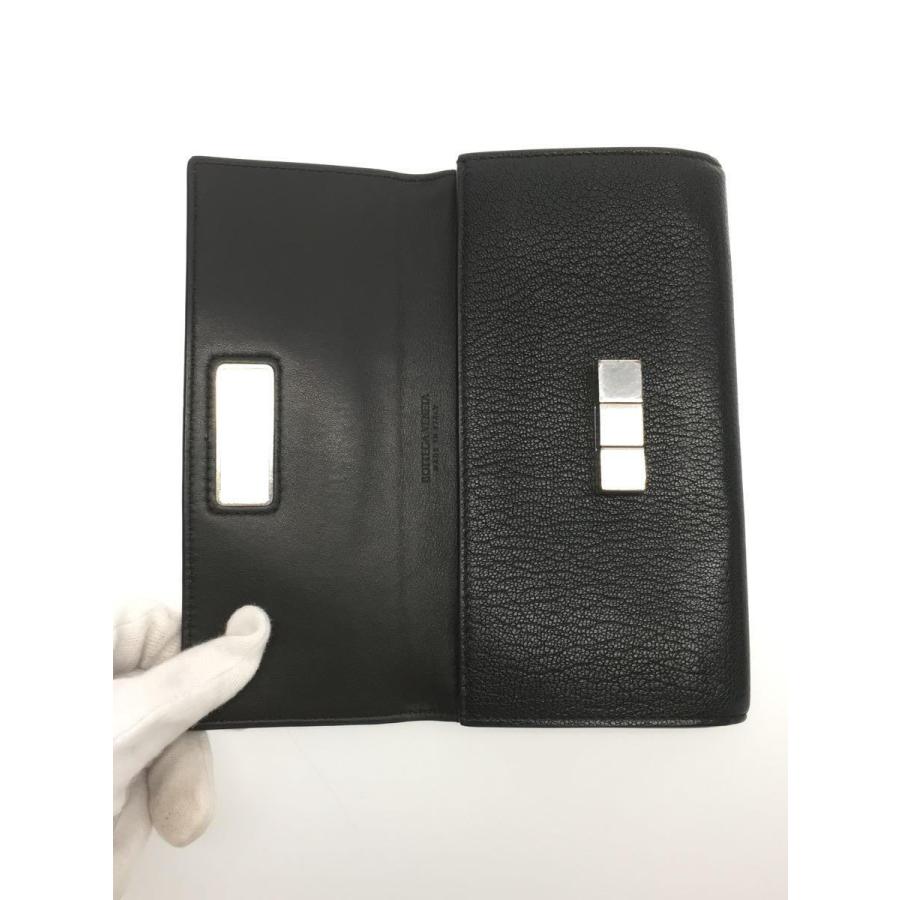 BOTTEGA VENETA◇長財布/レザー/BLK/メンズ/629557 : セカンド