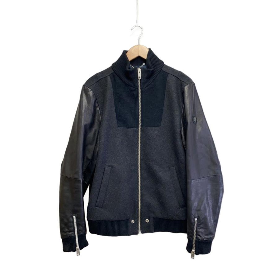 DIESEL◇スタジャン/L/ウール/BLK// : セカンドストリートYahoo!店 