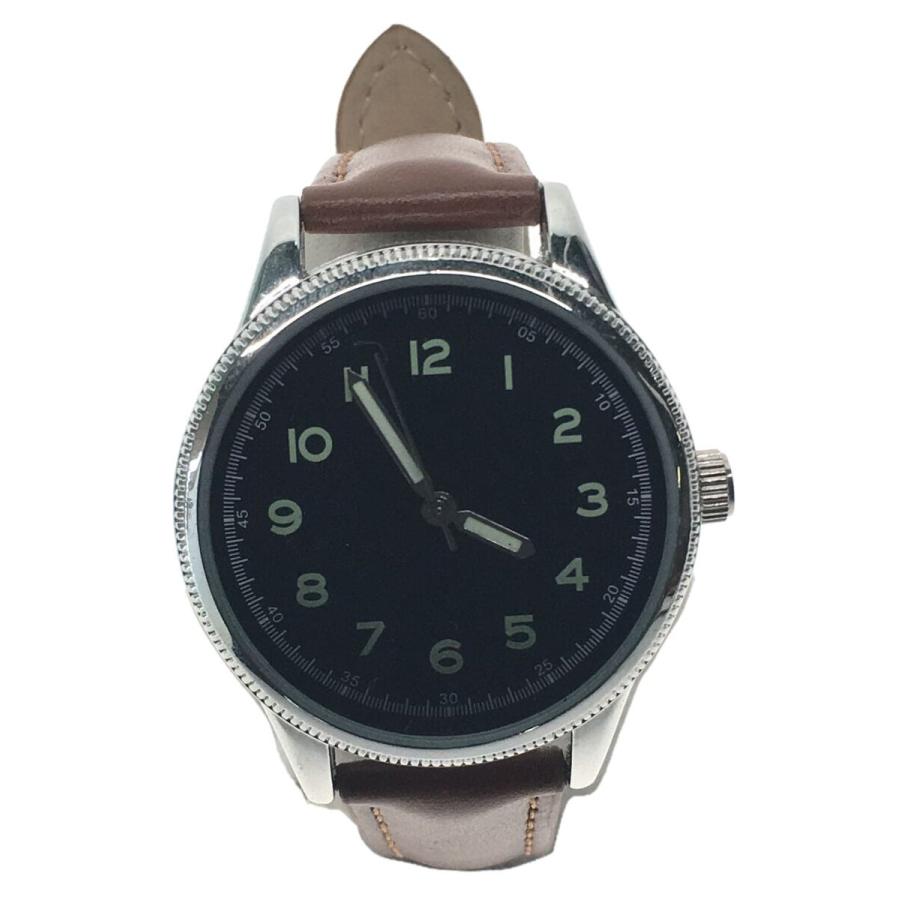 MILITARY◇1940s french pilot/クォーツ腕時計/アナログ/フェイク