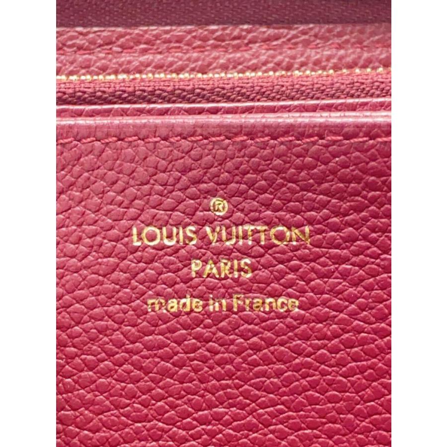 LOUIS VUITTON◇ジッピー・ウォレット_モノグラム・アンプラント_RED_