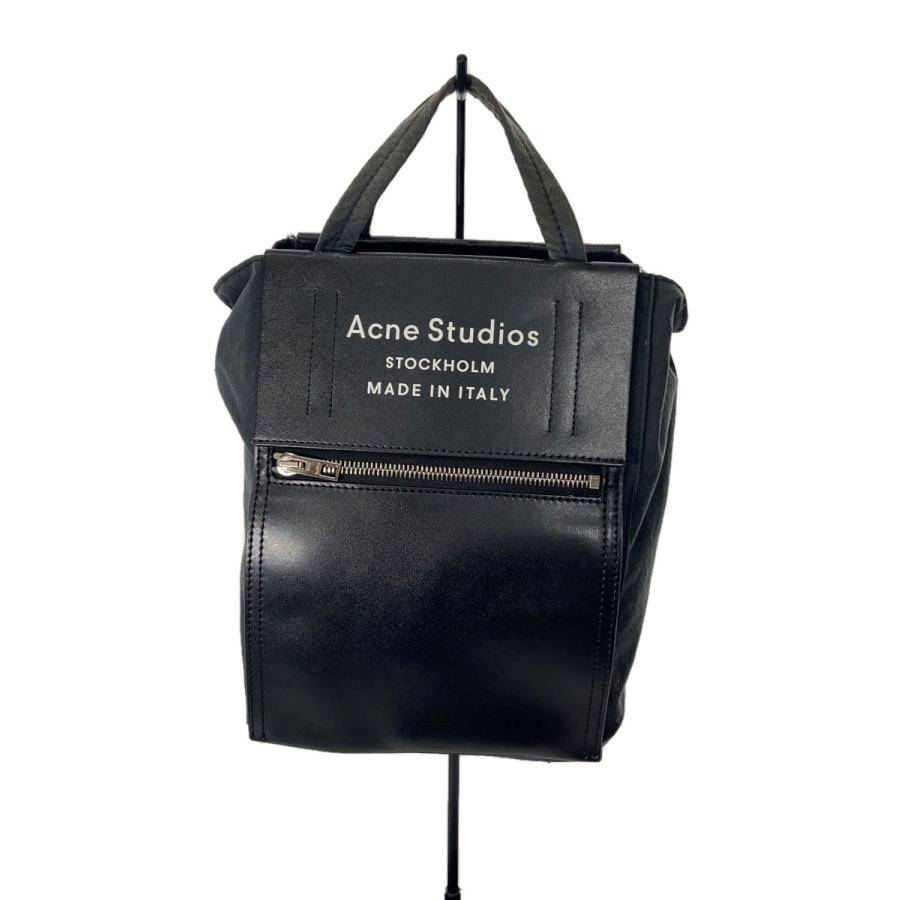 Acne Studios(Acne)◇ハンドバッグ/--/BLK/C10029/ペイパリーナイロン 