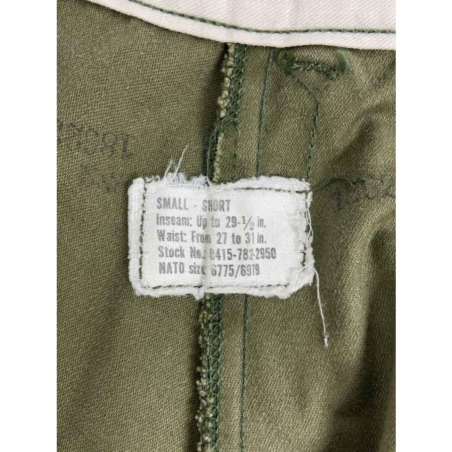 US.ARMY◇M-65/74年製/カーゴパンツ/S/コットン/GRN : セカンド
