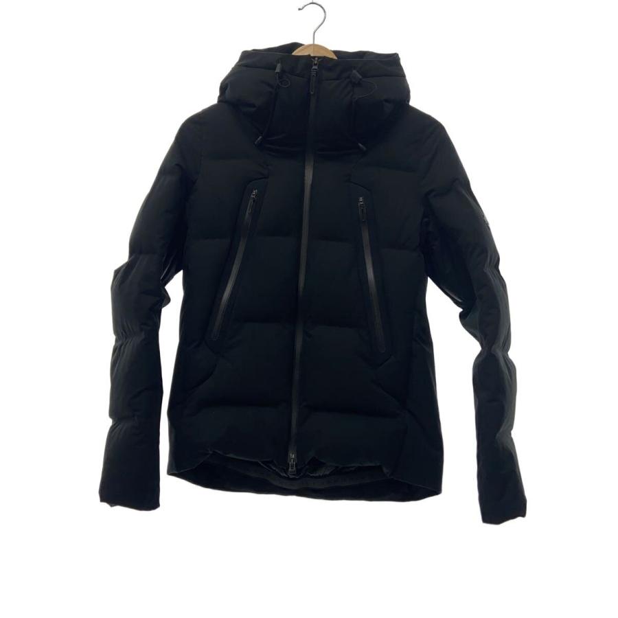 DESCENTE◇ダウンジャケット/S/BLK/DAMSGK30U/水沢ダウン/マウンテニア