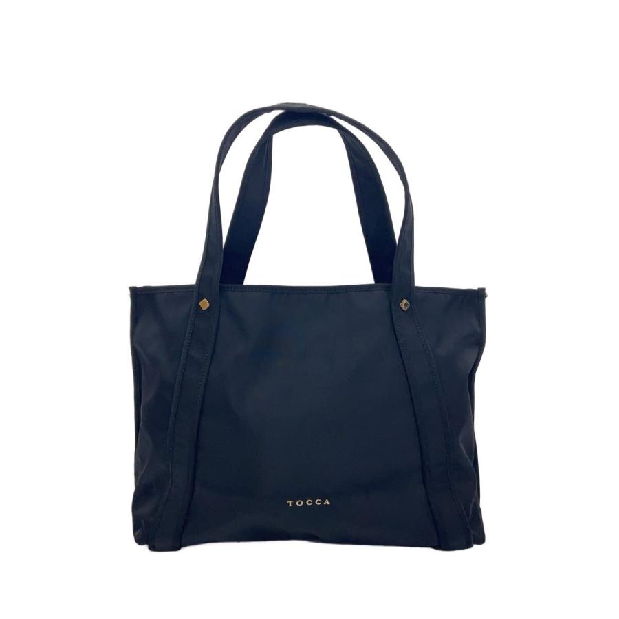 TOCCA◇AVENUEナイロンバッグ/トートバッグ/ナイロン/BLK/無地