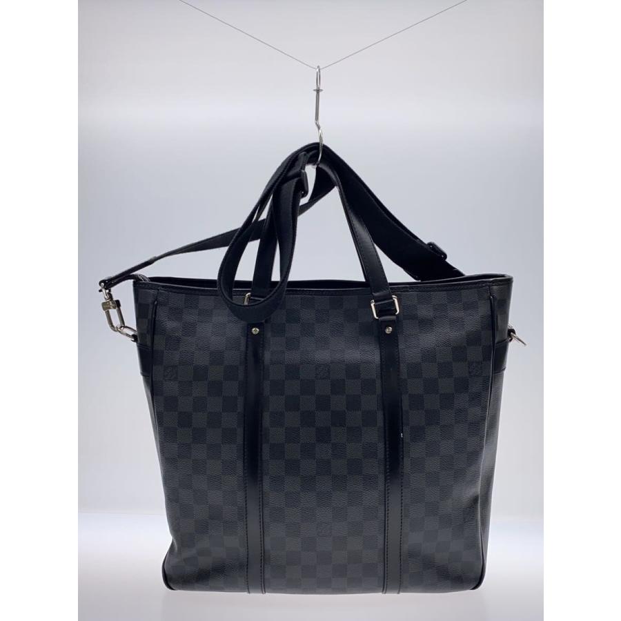 LOUIS VUITTON◇タダオ_ダミエ・グラフィット/PVC/BLK/総柄 : セカンド