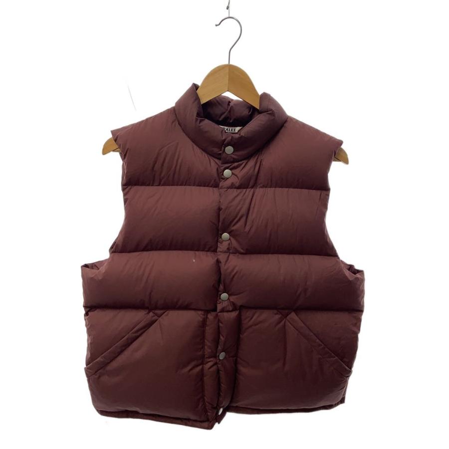 AURALEE◇SUPER LIGHT NYLON RIPSTOP DOWN VEST/ダウンベスト/5/BRD