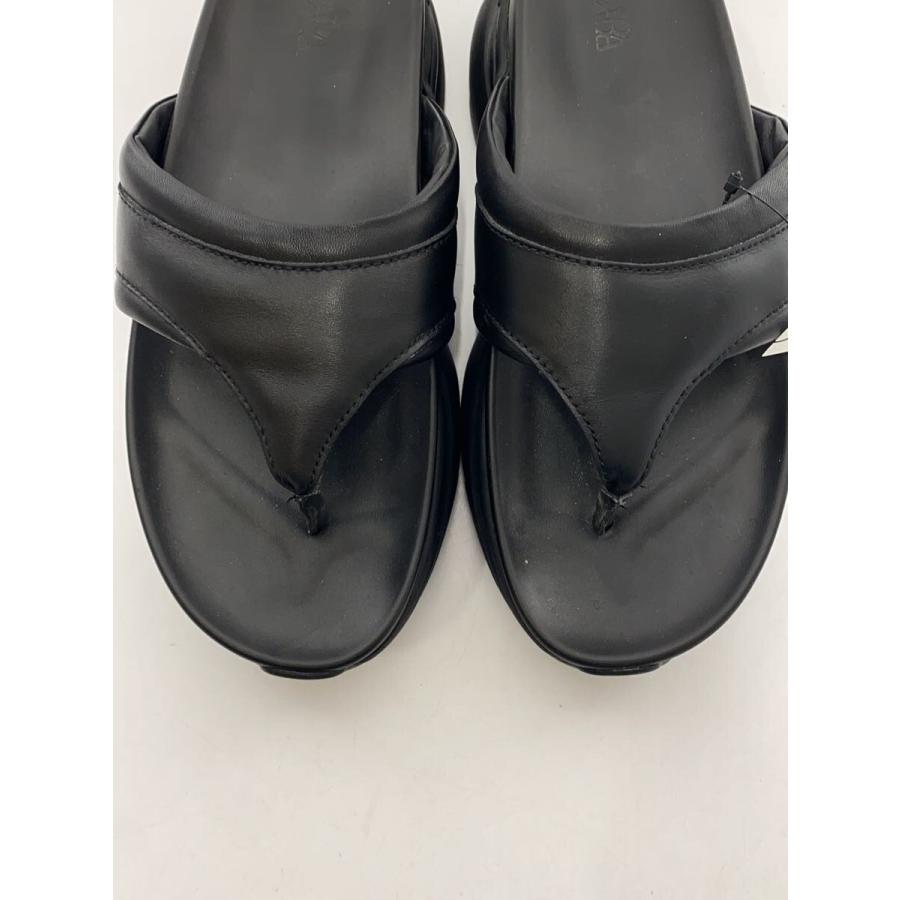 ZARA◇Vibramソールレザーサンダル/40/BLK// : セカンドストリート