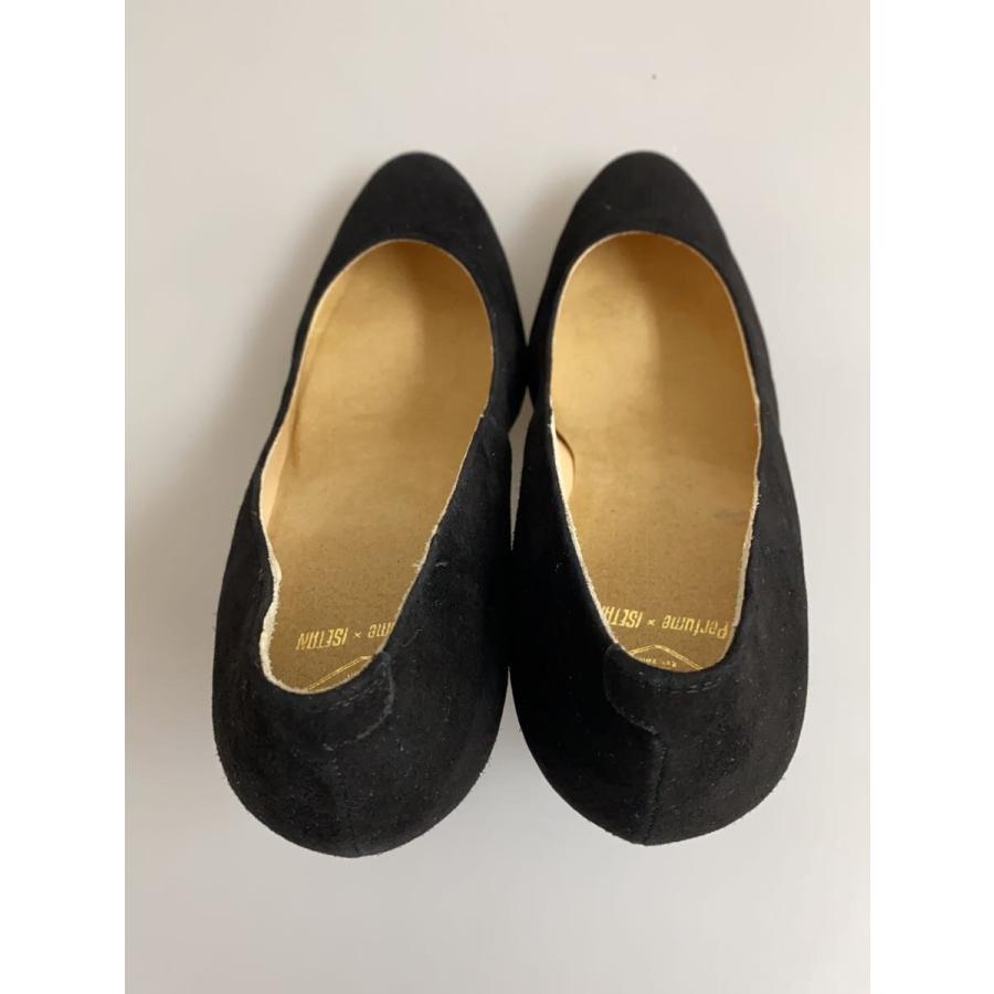 NUMBER TWENTY- ONE◇パンプス/24cm/BLK/スウェード : セカンド