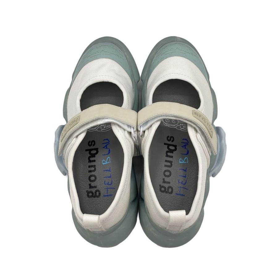 grounds◇×HELL BLAU/ローカットスニーカー/25cm/BLU/MOOPIE 