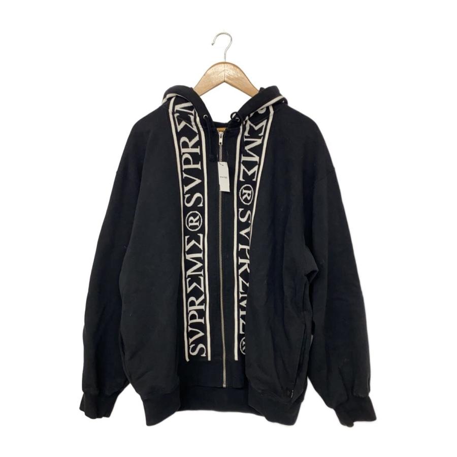 Supreme◇ジップパーカー/XL/コットン/BLK// : セカンドストリート