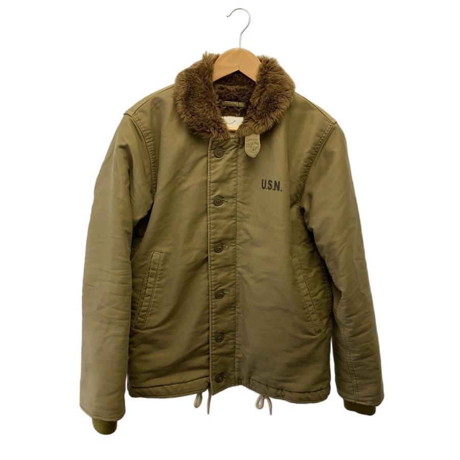 USN デッキジャケット YMCLKY◇N-1/U.S.N/デッキジャケット/M/コットン/KHK/無地/NXsx15122