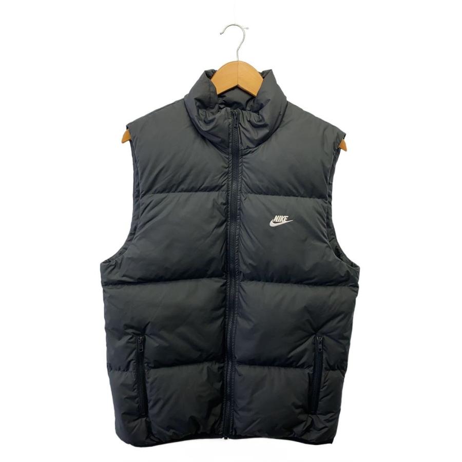 NIKE◇ダウンベスト/S/ポリエステル/BLK/IB2978-010 : セカンド