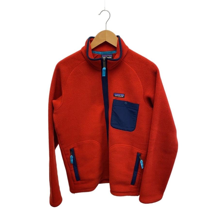 patagonia◇フリースジャケット/S/ポリエステル/RED/STY25676FA14