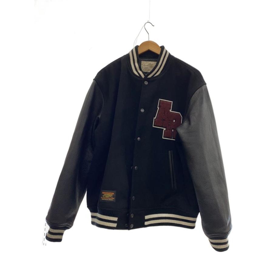AVIREX◇スタジャン/L/ウール/BLK/783-1252051/SKOOKUM VARSITY JACKET 