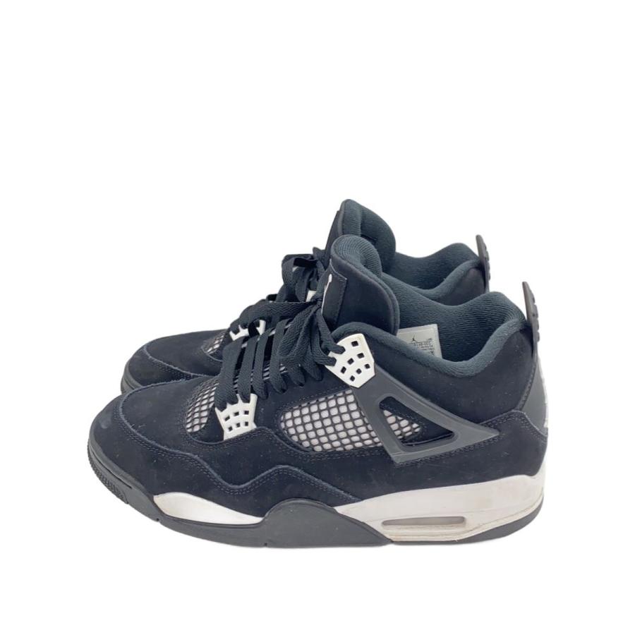 NIKE◇AIR JORDAN 4 RETRO_エアジョーダン レトロ/28cm/BLK 