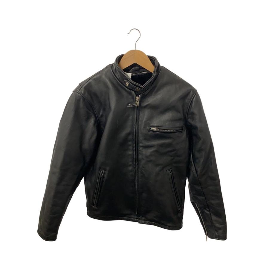 Schott◇641/ボアライナー付/USA製/シングルライダースジャケット/38