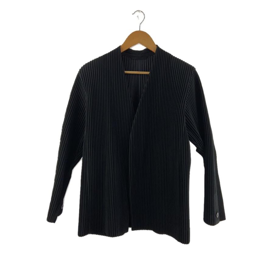 HOMME PLISSE ISSEY MIYAKE◇21AW/TAILORED PLEATS 1/ノーカラー HOMME PLISSE ISSEY MIYAKE◇21AW/TAILORED PLEATS 1/ノーカラー