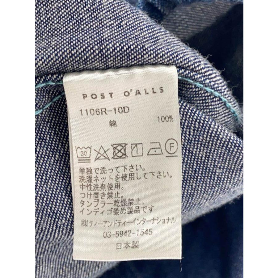 POST OVERALLS◇3ポケット/日本製/カバーオール/M/デニム/IDG POST OVERALLS◇3ポケット/日本製/カバーオール/M/デニム/IDG