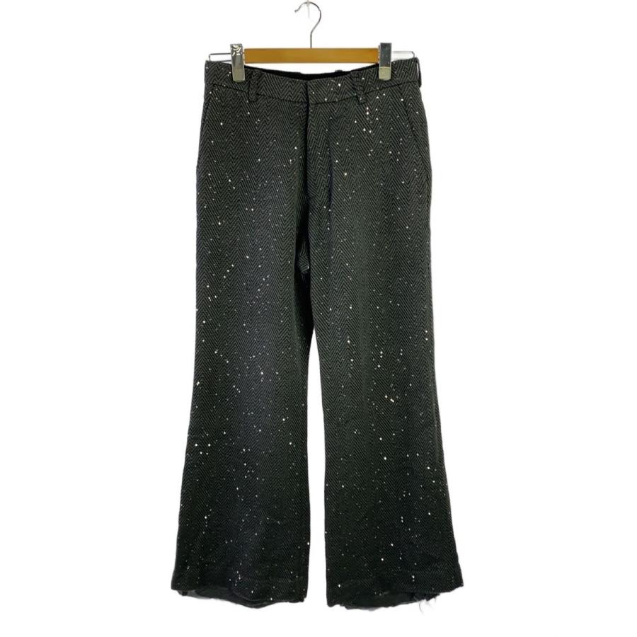 パンツ MASU 25SS SPARKLING FLARE TROUSERS MASU◇25SS/SPARKLING FLARE TROUSERS/ストレートパンツ/46/コットン