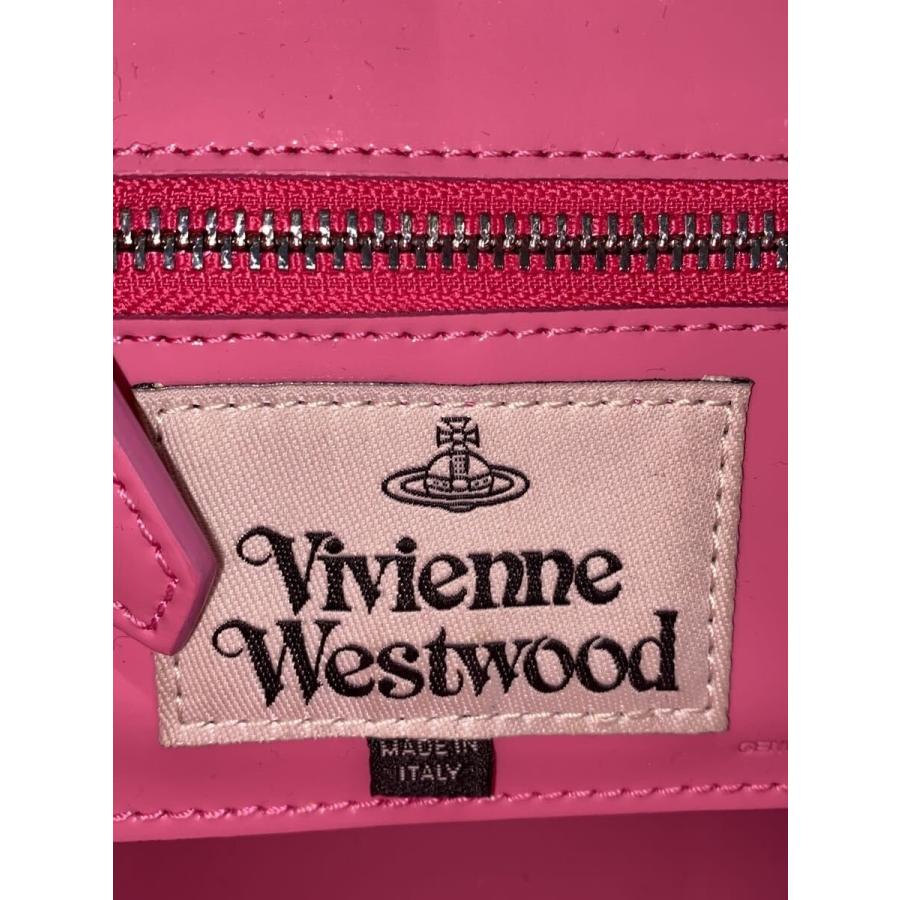 Vivienne Westwood ピンクレザー　トートバッグ Vivienne Westwood◇kim patent/ショルダーバッグ/レザー/ピンク