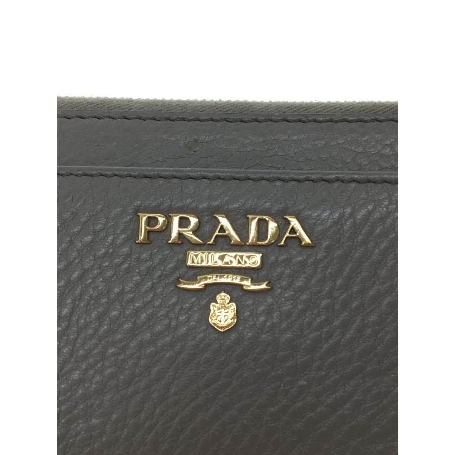 PRADA◆コインケース/レザー/GRY/レディース｜ssol-shopping｜03