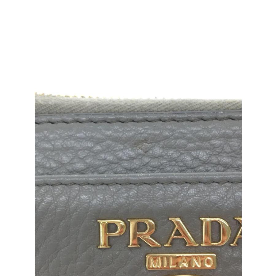 PRADA◆コインケース/レザー/GRY/レディース｜ssol-shopping｜08