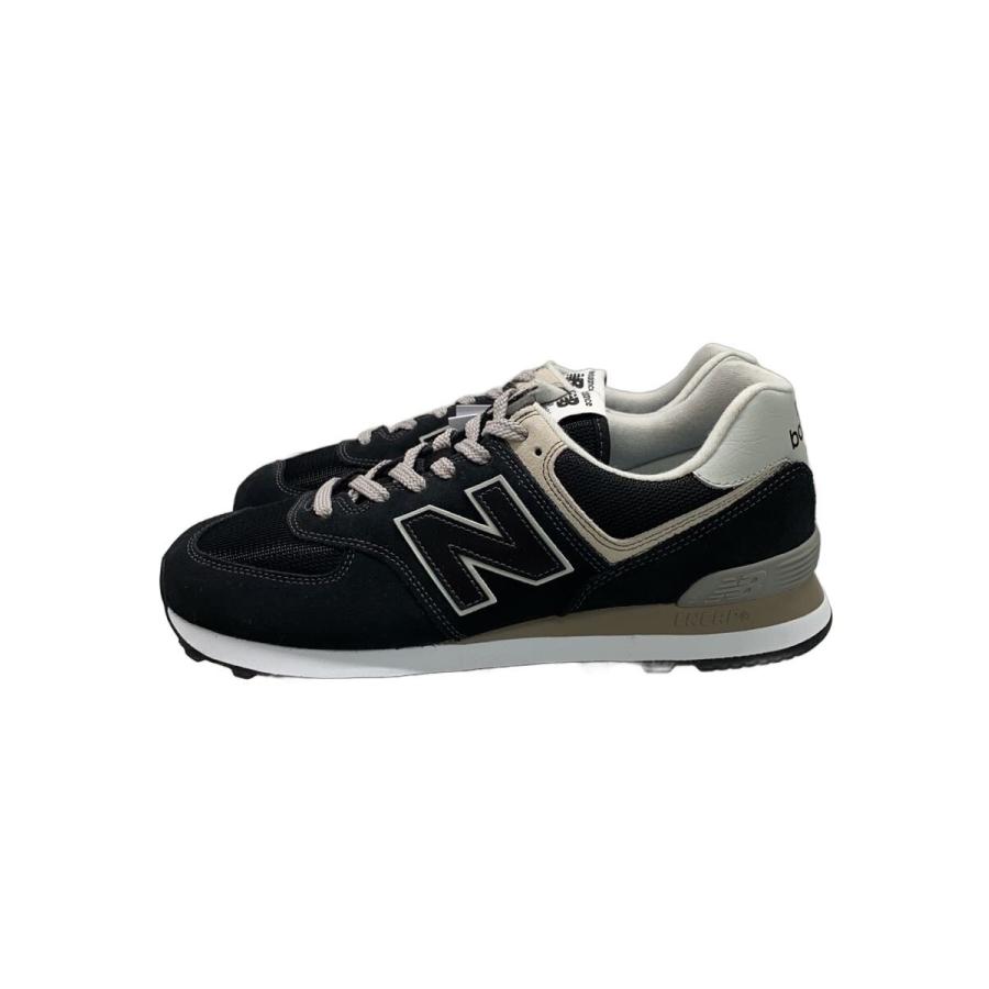 NEW BALANCE◇ML574/ブラック/28cm/ブラック/スウェード : セカンド
