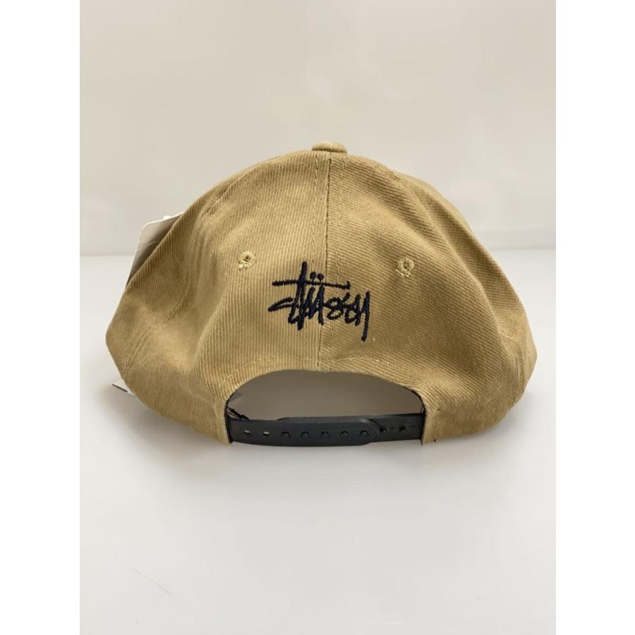 STUSSY◇キャップ/--/コットン/ベージュ/メンズ : セカンドストリート