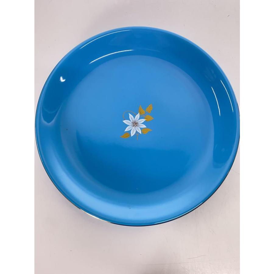 モンスターストライク　北谷焼　大皿 小倉陶器 お皿 カレー皿 約21.5cm ウルトラセブン バルタン星人