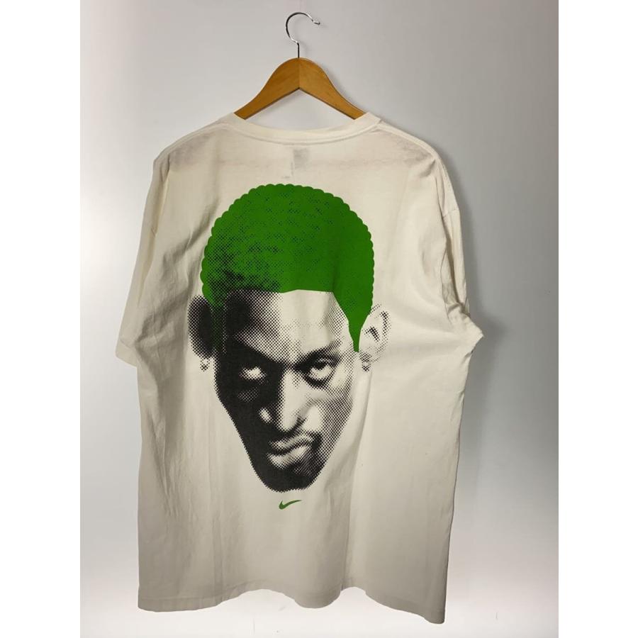 NIKE◇90s/デニスロッドマン/USA製/Tシャツ/L/コットン/WHT NIKE◇90s/デニスロッドマン/USA製/Tシャツ/L/コットン/WHT