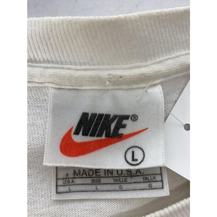 NIKE◇90s/デニスロッドマン/USA製/Tシャツ/L/コットン/WHT NIKE◇90s/デニスロッドマン/USA製/Tシャツ/L/コットン/WHT