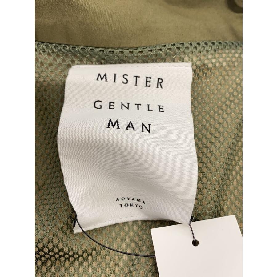 Mr.GENTLEMAN◇ミリタリーボアコート/モッズコート/L/コットン/KHK