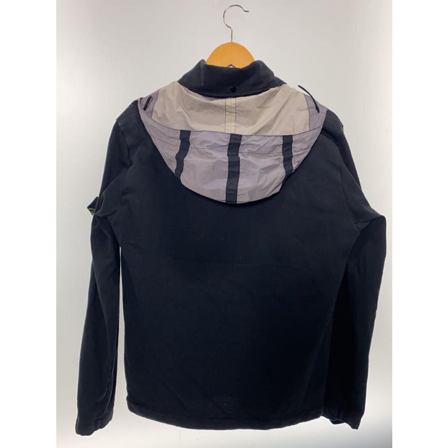 STONE ISLAND◇パーカー/S/コットン/BLK/無地/34156m58