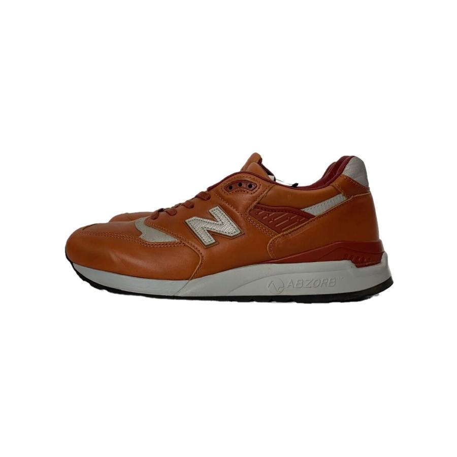 NEW BALANCE◇M998/ブラウン/Made in USA/28cm/BRW/レザー : セカンド