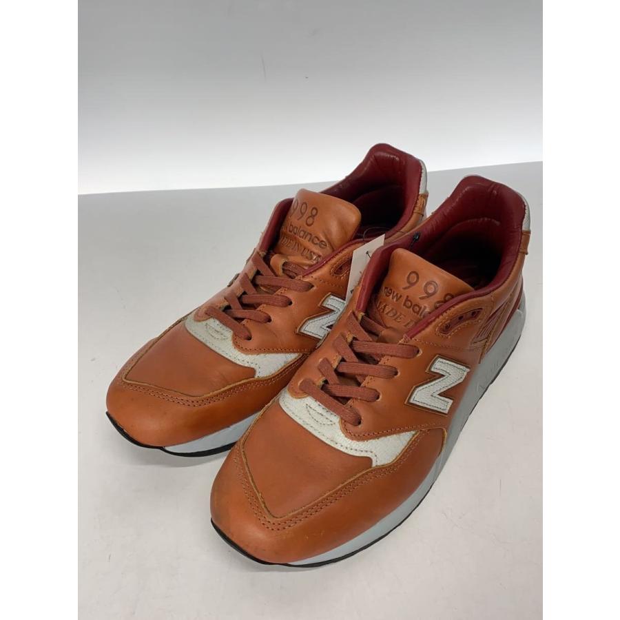 NEW BALANCE / M998/ブラウン/Made in USA/28cm/BRW/レザー NEW BALANCE◇M998/ブラウン/Made in USA/28cm/BRW/レザー : セカンド