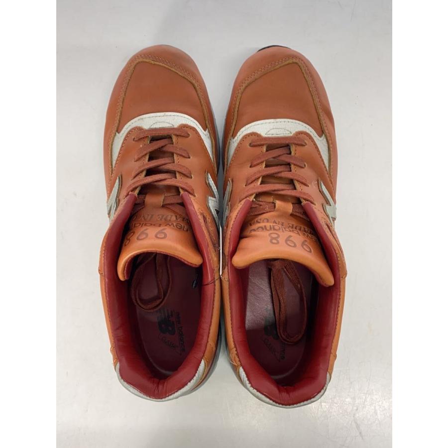 NEW BALANCE◇M998/ブラウン/Made in USA/28cm/BRW/レザー : セカンド