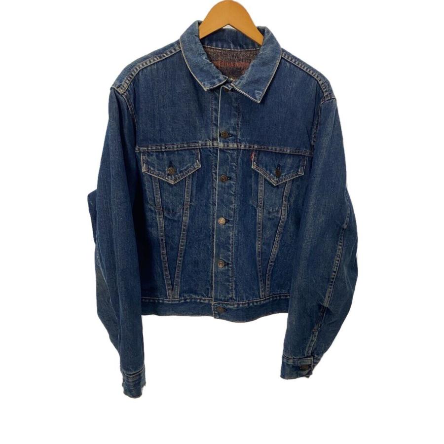 Levi's◇60s〜/70505 BIGE/TROY社ブランケット/Gジャン/デニム/IDG