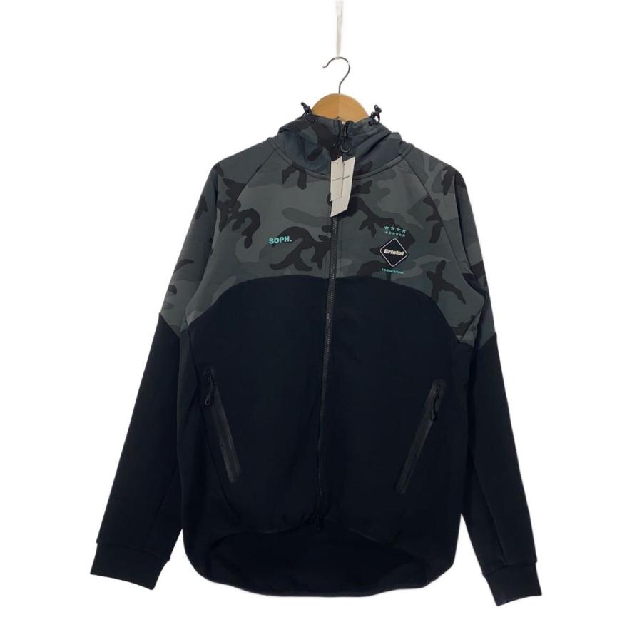 【新品・未使用】FCRB-202120 F.C.R.B.(F.C.Real Bristol)◇ジャケット/L/コットン/BLK/カモフラ