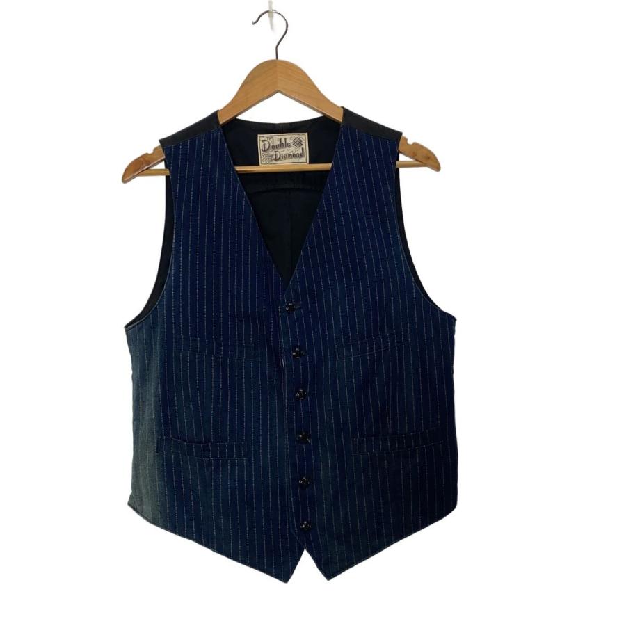 S 美品 リアルマッコイズ ダブルダイヤモンド ウォバッシュ ベスト ジレ THE REAL McCOY'S◇THE DOUBLE DIAMOND/ウォバッシュベスト/ベスト