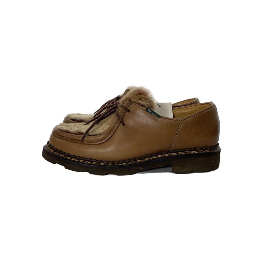 Paraboot◇MICHAEL LAPIN/GRIFF/チロリアンシューズ/UK4/BRW/レザー