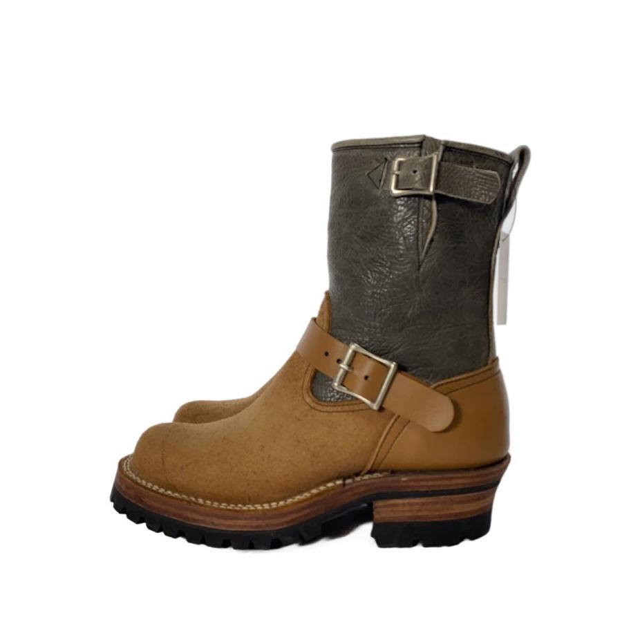 NICKS BOOTS◇エンジニアブーツ/US8.5/CML/スウェード : セカンド